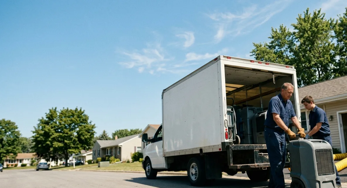 Water Damage Cleanup in Buffalo Prairie, IL near me